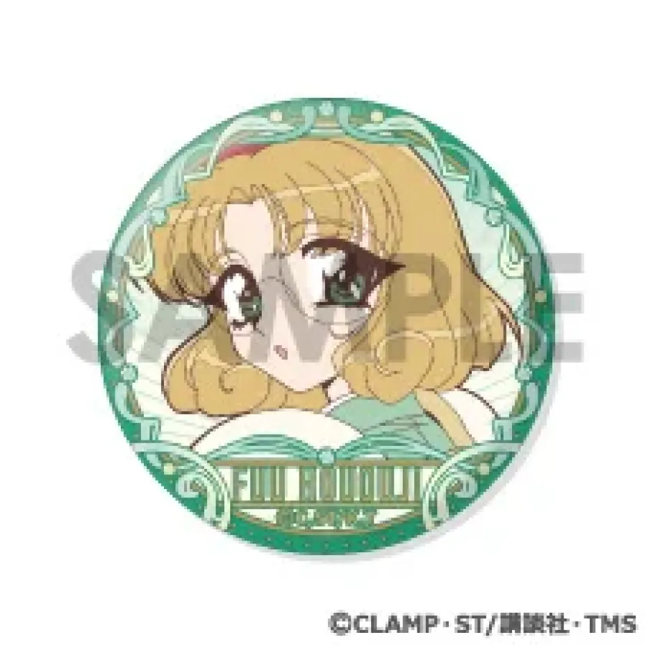 Magic Knight Rayearth Tin Badge Set Fuu Hououji ga Ippai Selection Best
