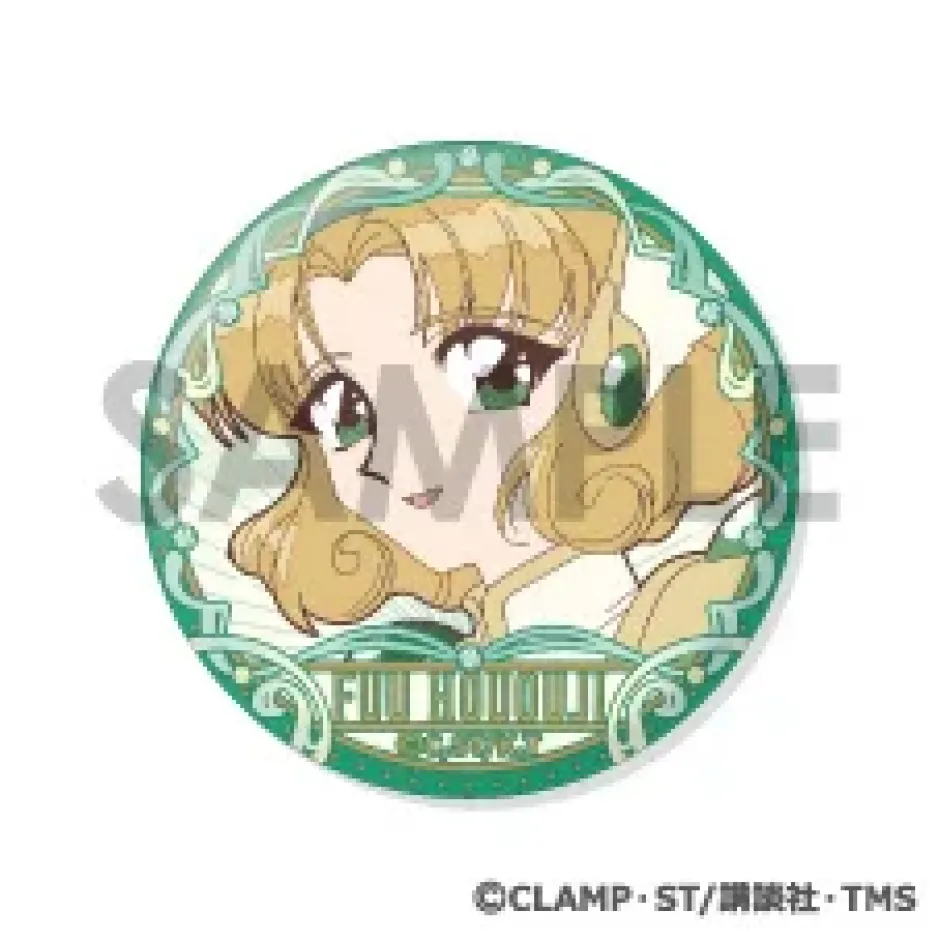 Magic Knight Rayearth Tin Badge Set Fuu Hououji ga Ippai Selection Best