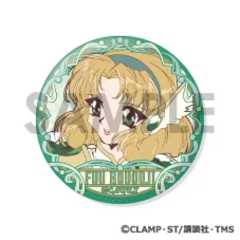 Magic Knight Rayearth Tin Badge Set Fuu Hououji ga Ippai Selection Best