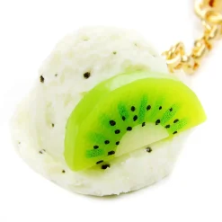 Marché du Q-pot. Kiwi Ice Cream Bag Charm New