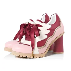 MAYLA Cardcaptor Sakura Iconique Heel Sneakers Ribboned Rose Discount