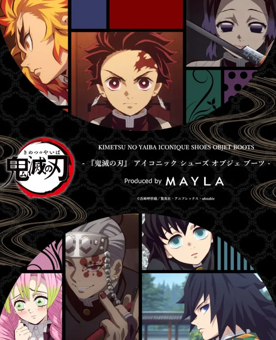 MAYLA Demon Slayer: Kimetsu no Yaiba Iconique Shoes Objet Boots Mitsuri Kanroji Hot