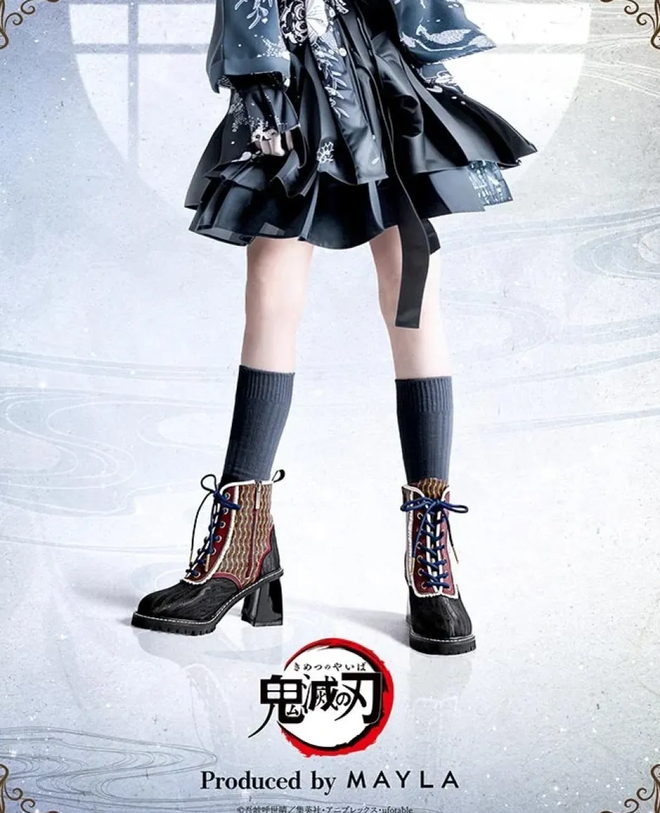 Footwear>MAYLA Demon Slayer: Kimetsu no Yaiba Iconique Shoes Objet Boots Giyu Tomioka