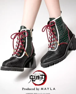 MAYLA Demon Slayer: Kimetsu no Yaiba Iconique Shoes Objet Boots Tanjiro Kamado New