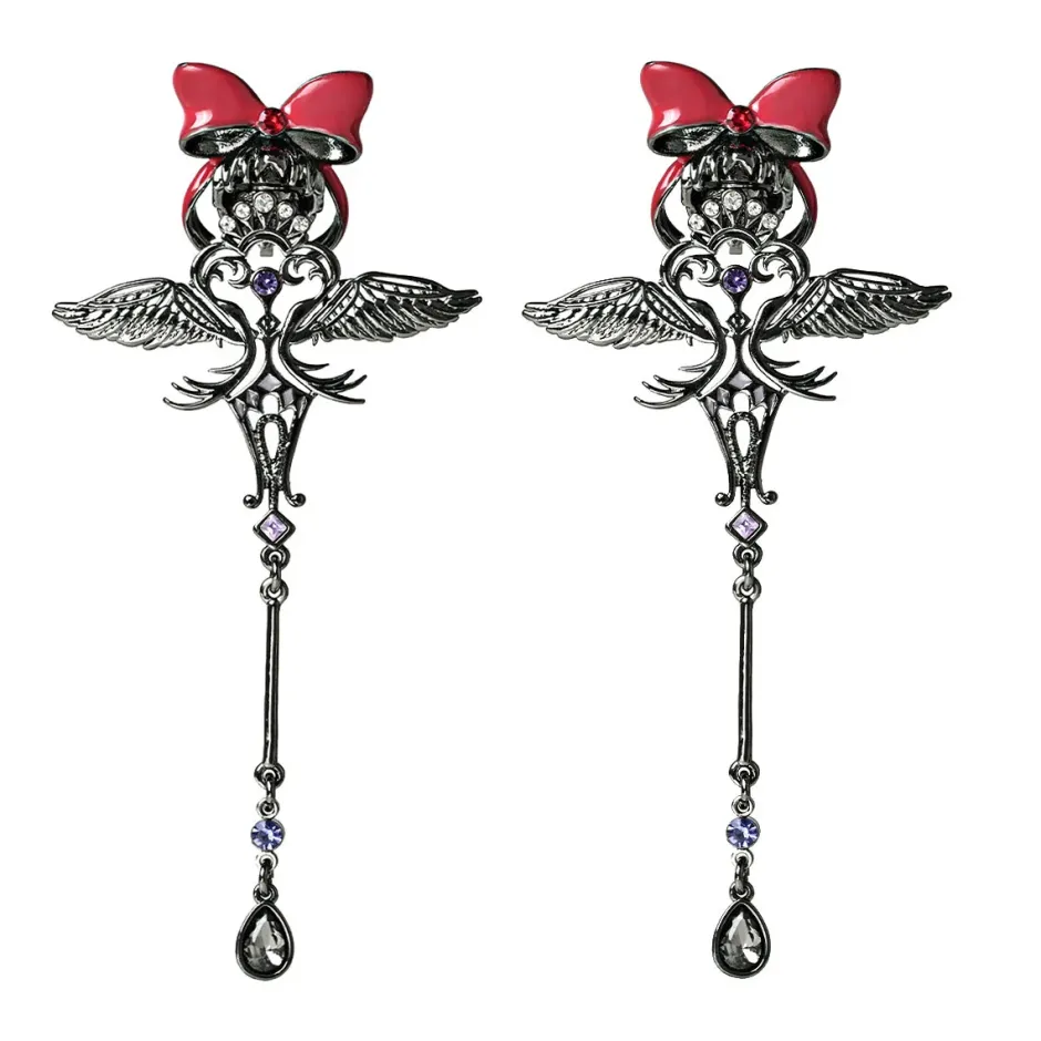 Jewelry & Hair Accessories>MAYLA Puella Magi Madoka Magica Iconic Ear Object Devil Homura