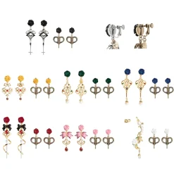 MAYLA Rozen Maiden Iconic Ear Object Clip-on Earrings Complete Set New