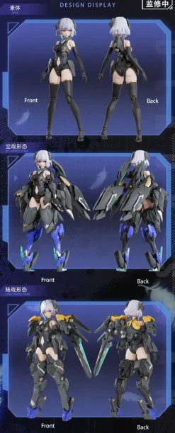 Mecha Angel Series Black Swan Elysia 1/12 Scale Action Plastic Model Kit New