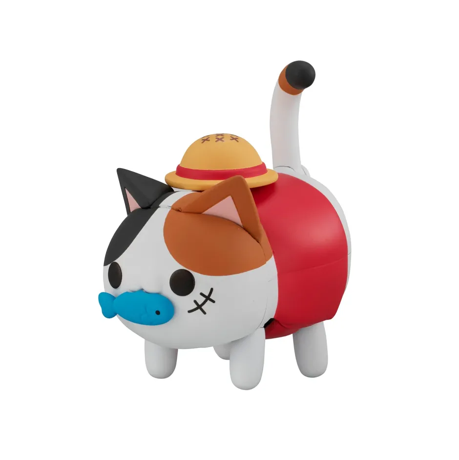 Collectable Toys>Mega Cat Project One Piece Tokotoko Nyan Piece Nyan! Monkey.D.Luffy