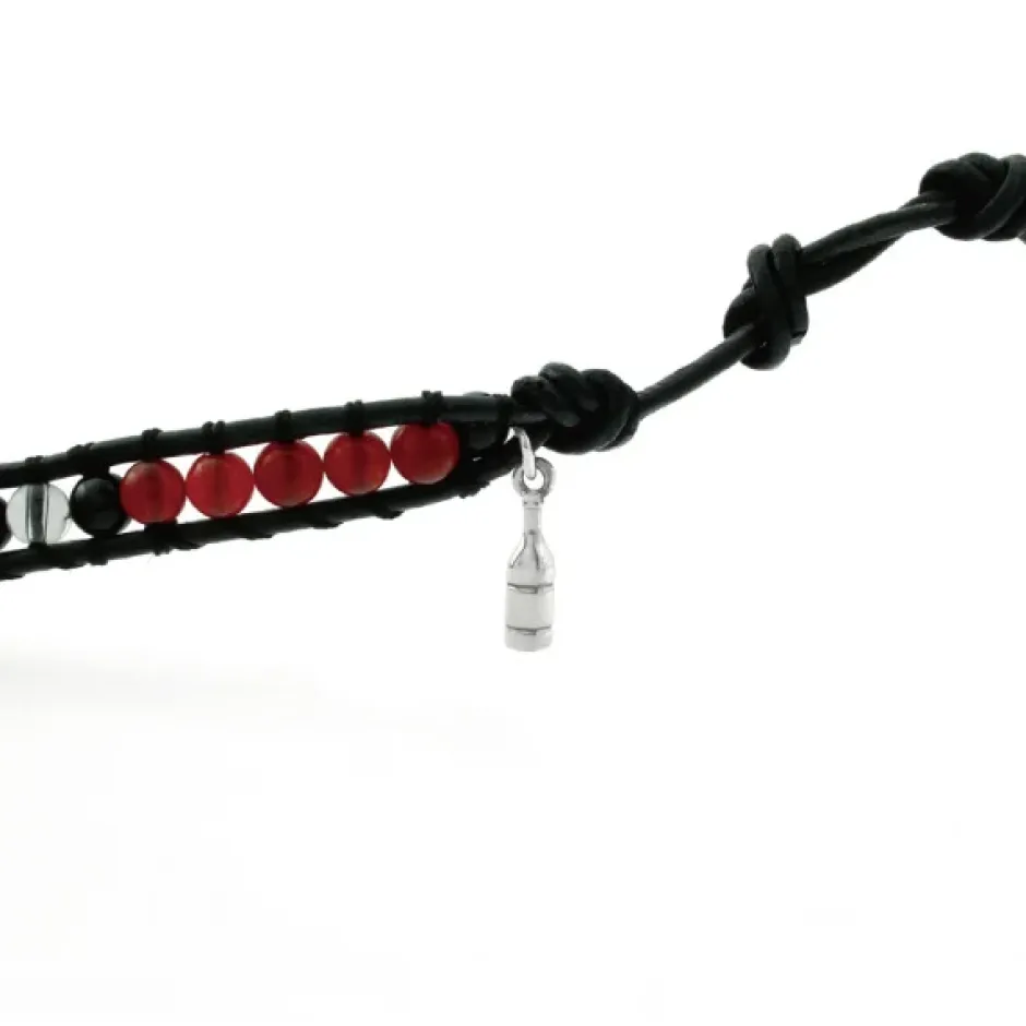 Jewelry & Hair Accessories>Meiko Leather Wrap Bracelet