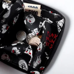 Meow Black Wallet Sale