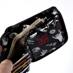 Meow Black Wallet Sale