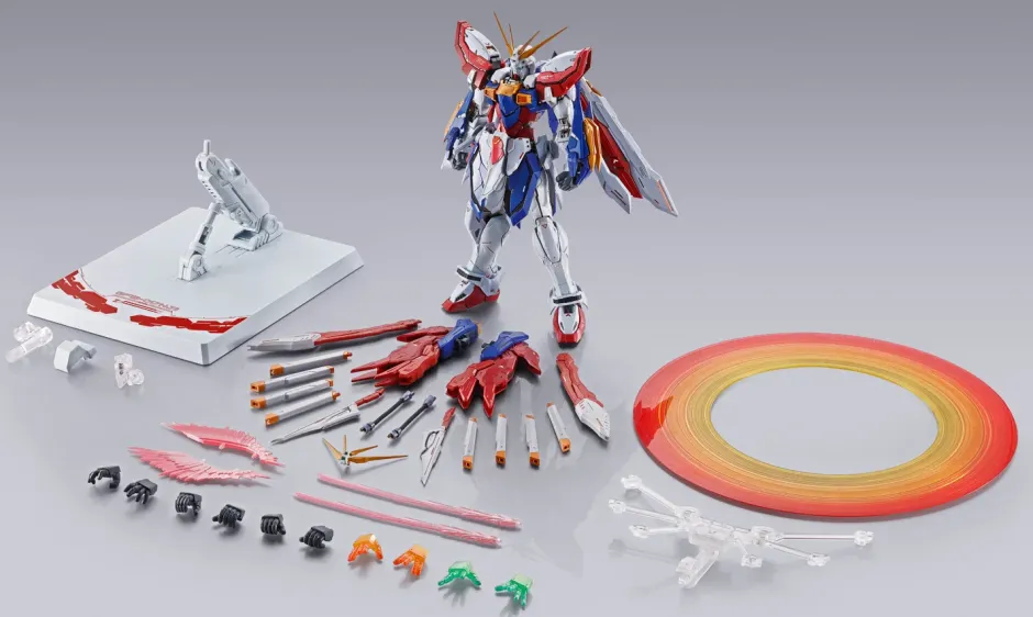 Action Figures>Metal Build Mobile Fighter G Gundam Burning Gundam & Burning Gundam Second