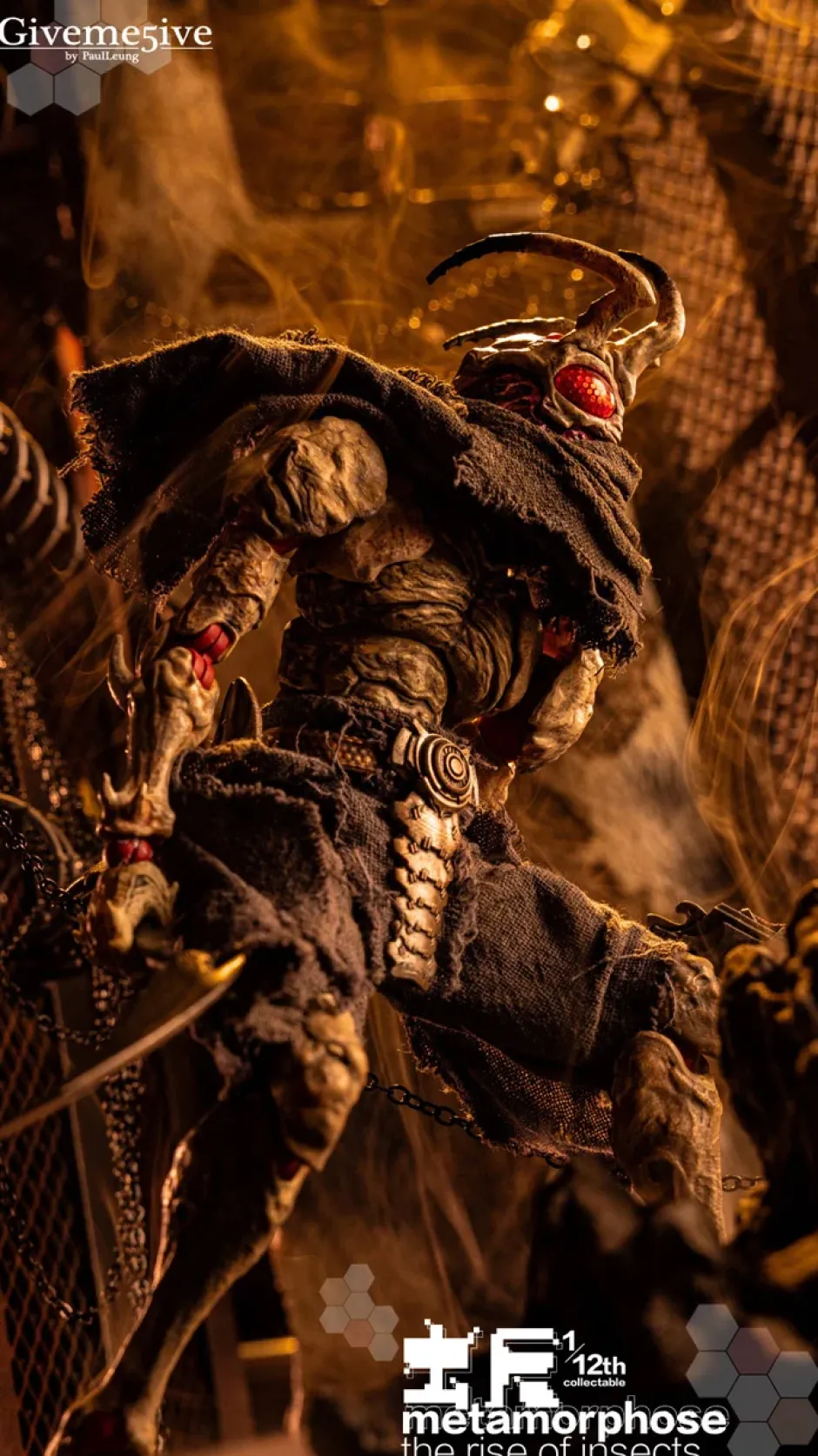 Action Figures>Metamorphose: The Rise of Insects Series Airoki 1/12 Scale Action Figure