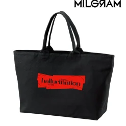 Milgram LIVE EVENT hallucination Ver. Logo BIG Zip Tote Bag Outlet