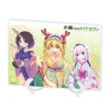 Acrylic Art Boards>Miss Kobayashi's Dragon Maid Acrylic Art Board A5 Size Tohru & Kanna & Elma: Kimono Ver.