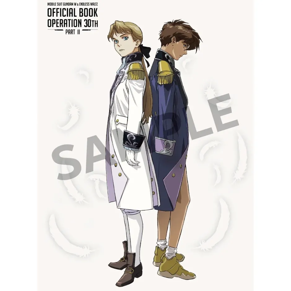 Mobile Suit Gundam W & Endless Waltz 30th Anniversary Official Book Operation 30th Outlet