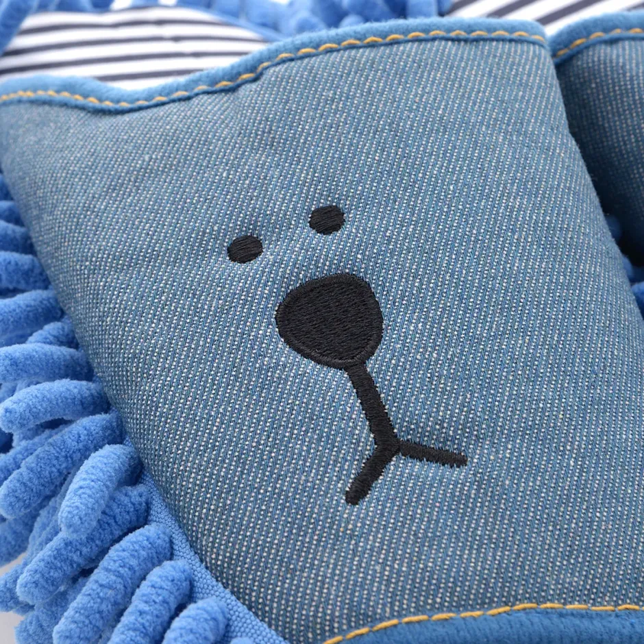 Roomwear & Sleepwear>Mofu Mofu Denim Slippers