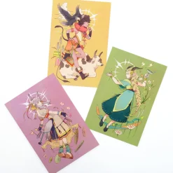 Postcards>Mononoke Girl Postcards
