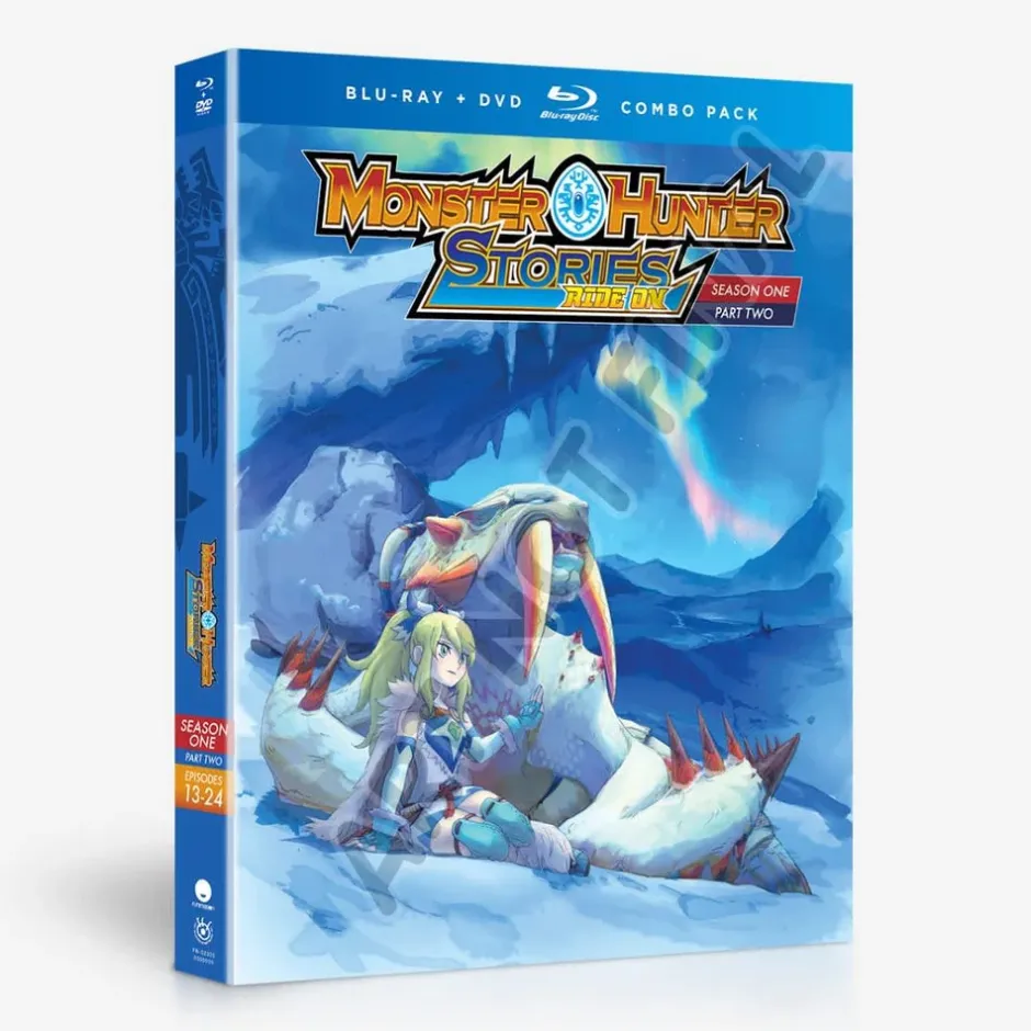 Anime Dvd/Blu-Ray>Monster Hunter Stories: Ride On Season 1 Part 2 Blu-ray/DVD Combo Pack