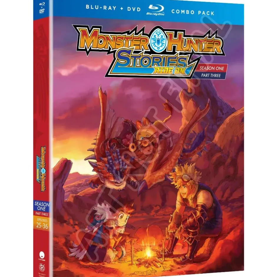 Anime Dvd/Blu-Ray>Monster Hunter Stories: Ride On Season 1 Part 3 Blu-ray/DVD Combo Pack