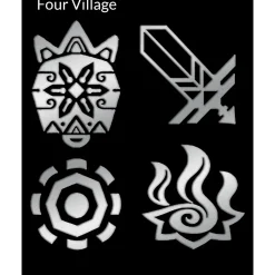 Monster Hunter XX Maki-e Stickers Hot