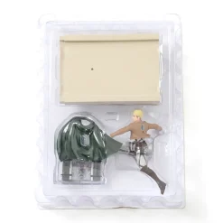 Monthly Attack on Titan Official Figure Collection Magazine Vol. 10 w/ Erwin Smith Figure (3D Maneuver Gear Ver.) New