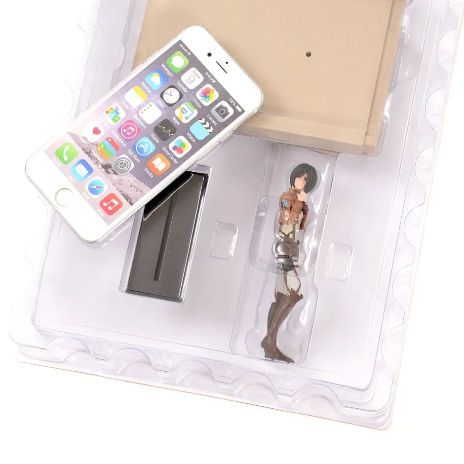 Anime & Manga Magazines>Monthly Attack on Titan Official Figure Collection Magazine Vol. 9 w/ Mikasa Ackerman Figure (Standing Ver.)