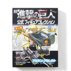 Anime & Manga Magazines>Monthly Attack on Titan Official Figure Collection Magazine Vol. 5 w/ Armin Arlert Figure (3D Maneuver Gear Ver.)