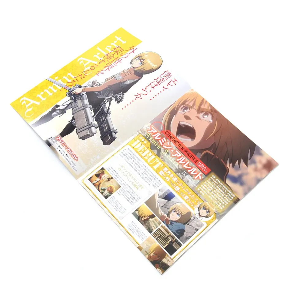 Anime & Manga Magazines>Monthly Attack on Titan Official Figure Collection Magazine Vol. 5 w/ Armin Arlert Figure (3D Maneuver Gear Ver.)