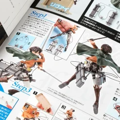 Monthly Attack on Titan Official Figure Collection Magazine Vol. 2: Levi (Three Dimensional Maneuver Gear Ver.) New