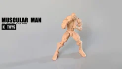 Action Figures>Muscular Man Body KT01B Normal Skin 1/12 Scale Action Figure