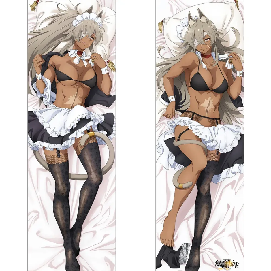 Cushions>Mushoku Tensei: Jobless Reincarnation II 2-way Tricot Dakimakura Pillow Cover Ghislaine: Maid Costume Ver.