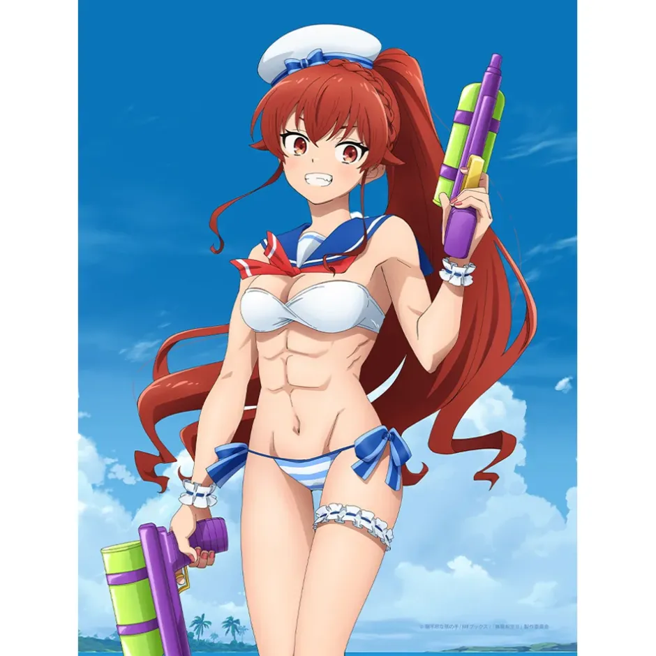 Tapestries>Mushoku Tensei: Jobless Reincarnation II W Suede B2 Tapestry Eris: Marine Sailor Swimsuit Ver.