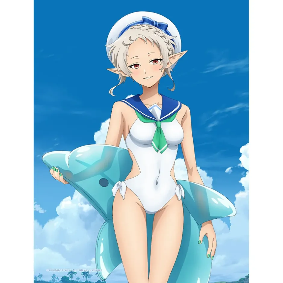 Mushoku Tensei: Jobless Reincarnation II W Suede B2 Tapestry Sylphiette: Marine Sailor Swimsuit Ver. Hot
