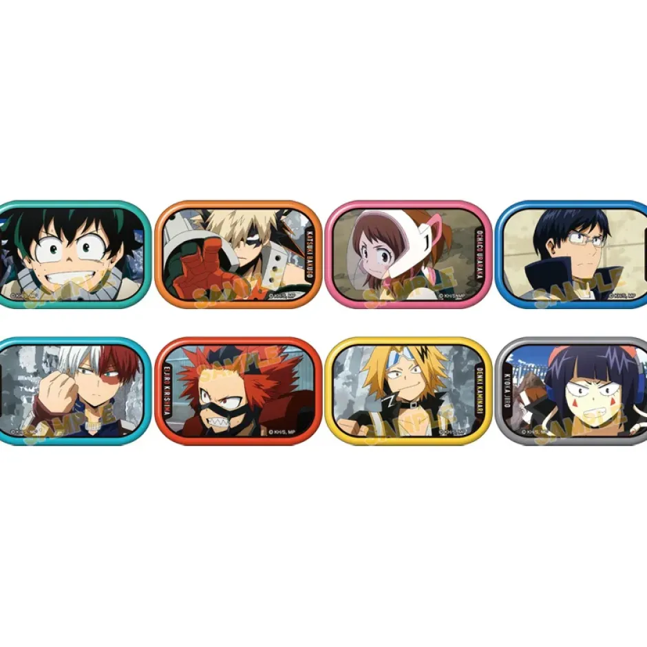 My Hero Academia Anime Scenes Character Badge Collection Box Set Hot