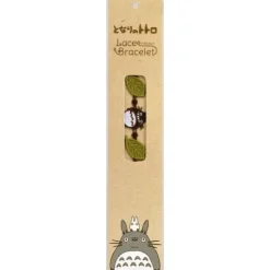 Jewelry & Hair Accessories>My Neighbor Totoro Totoro & Green Leaf Lace Bracelet