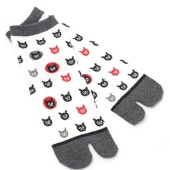 Roomwear & Sleepwear|Footwear>Nagomi Modern Women's Cat Tabi Socks