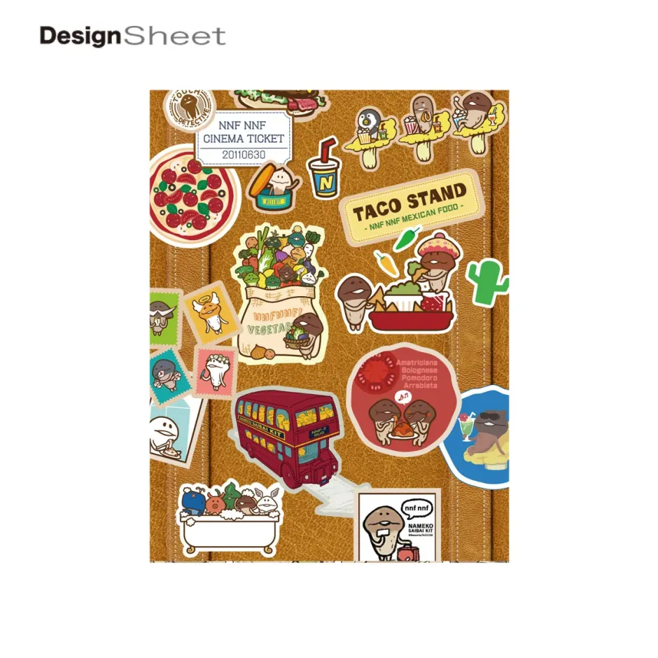 Nameko Saibai Kit Art Suitcase Nameko Sticker Sale