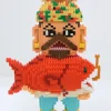 Games>Nanoblock Shibuya Pixel Art Artist Works: Yukinori Dehara Figure