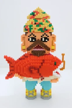 Games>Nanoblock Shibuya Pixel Art Artist Works: Yukinori Dehara Figure