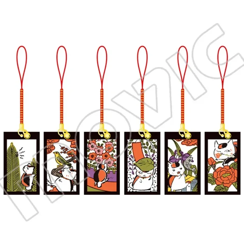 Natsume's Book of Friends Nyanko-sensei Hanafuda Strap Collection Box Set New