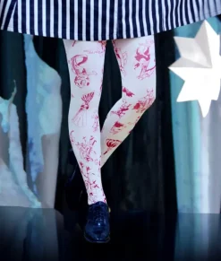 Footwear>Neb aaran do 100 Friends Tights (Red)