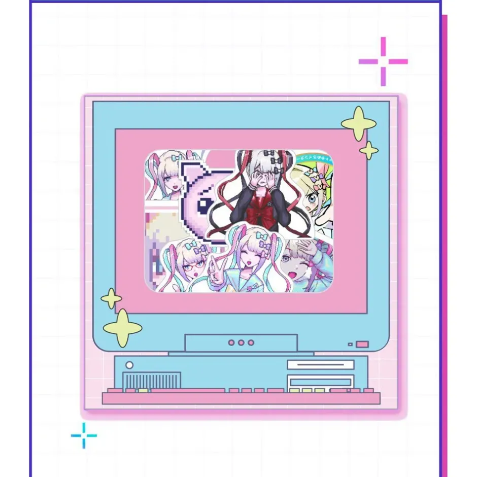 Stickers>Needy Streamer Overload Flake Stickers