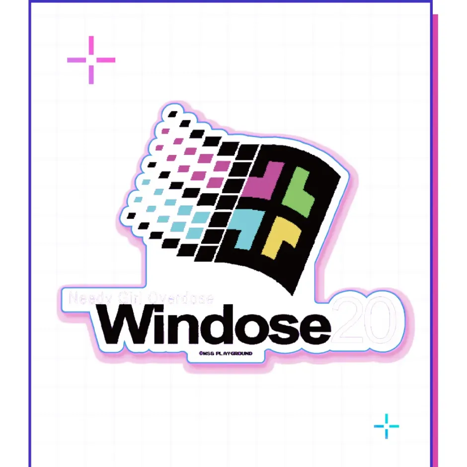 Stickers>Needy Streamer Overload WINDOSE20 Clear Sticker