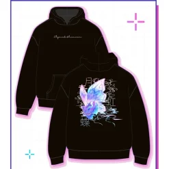 Needy Streamer Overload Moon-Rainbow Butterfly Hoodie Outlet