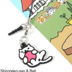 Smartphone Straps>Neko Atsume 3-Way Rubber Straps