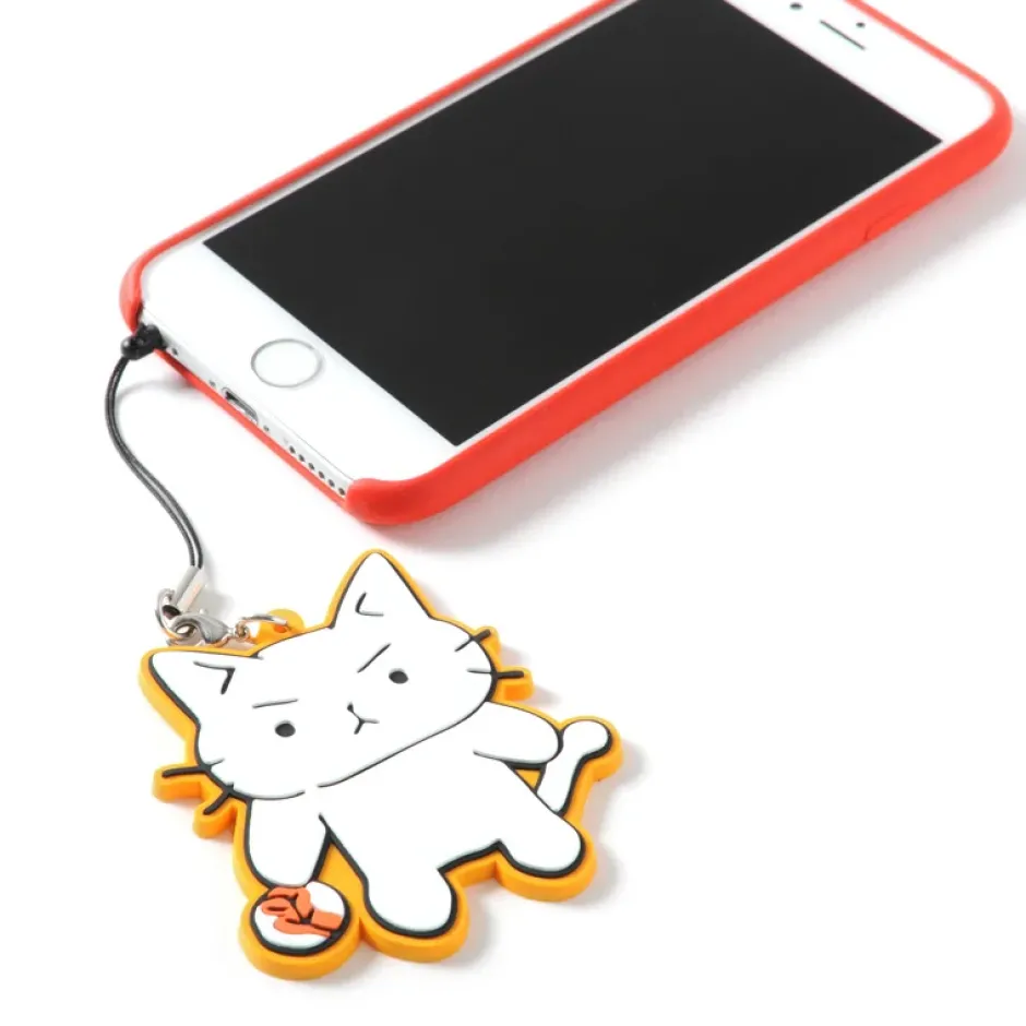Smartphone Straps>Neko Pitcher Rubber Straps