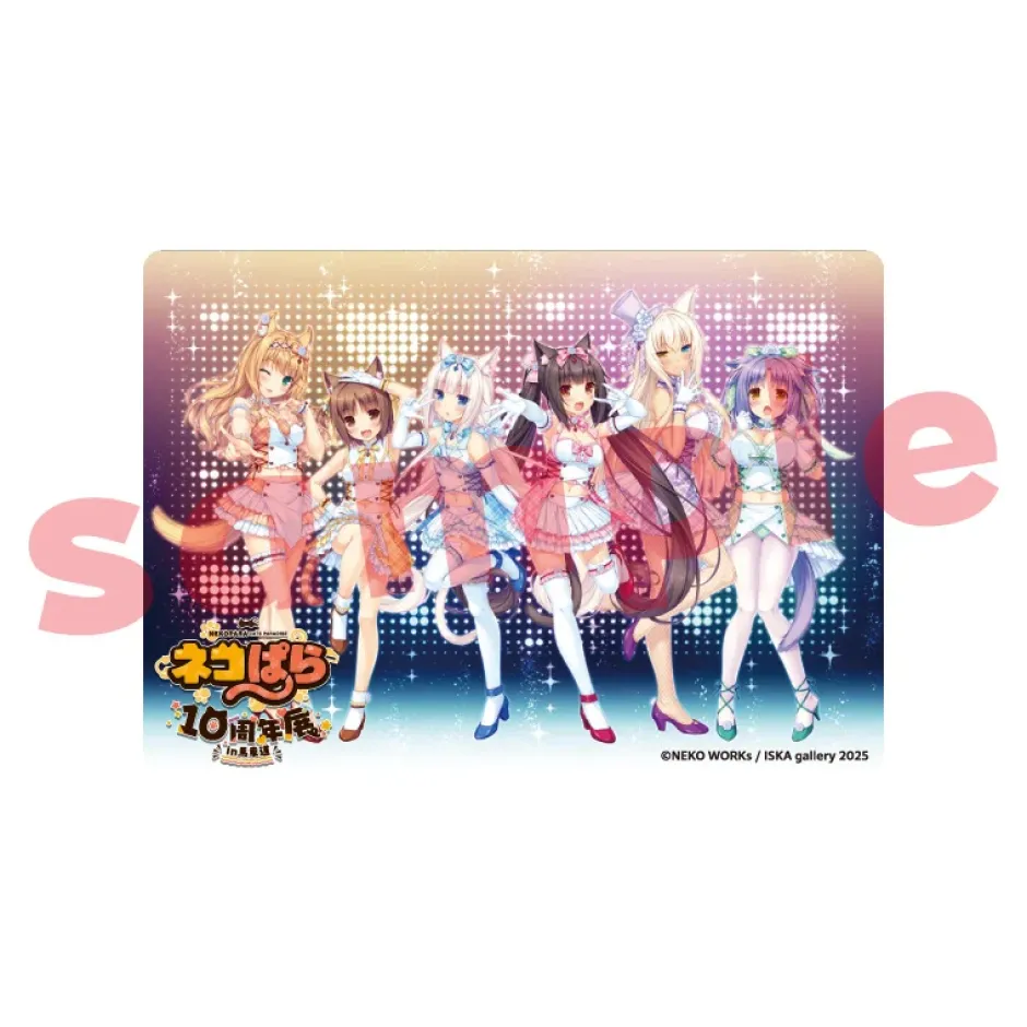 Nekopara 10th Anniversary Exhibition in Bashamichi Acrylic Trading Card Box Set
