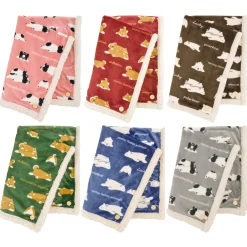 Blankets>Nemu Nemu Animals Printed 3-Way Blanket Series
