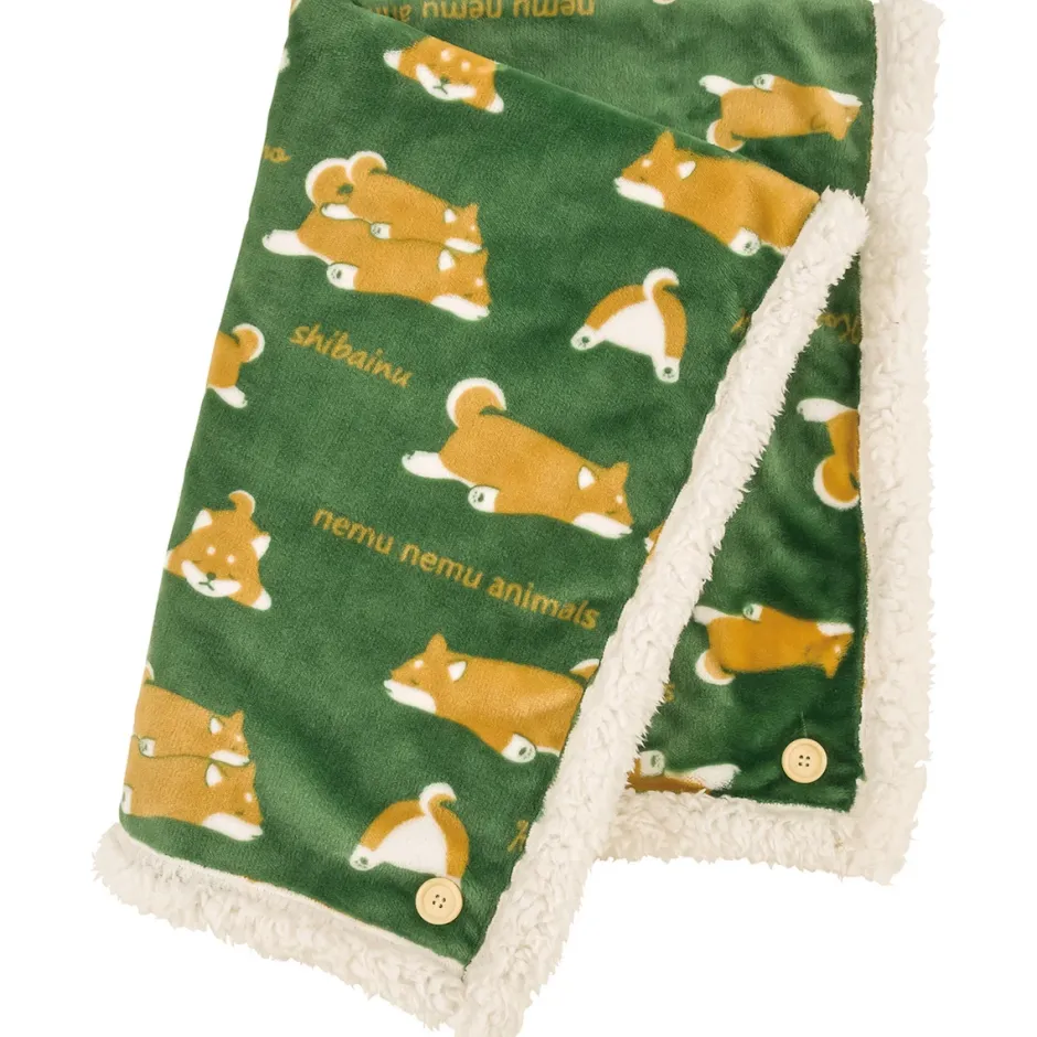 Blankets>Nemu Nemu Animals Printed 3-Way Blanket Series